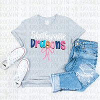 Girly Mascot Bow Tee