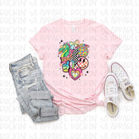 Neon Dragons Girly Tee