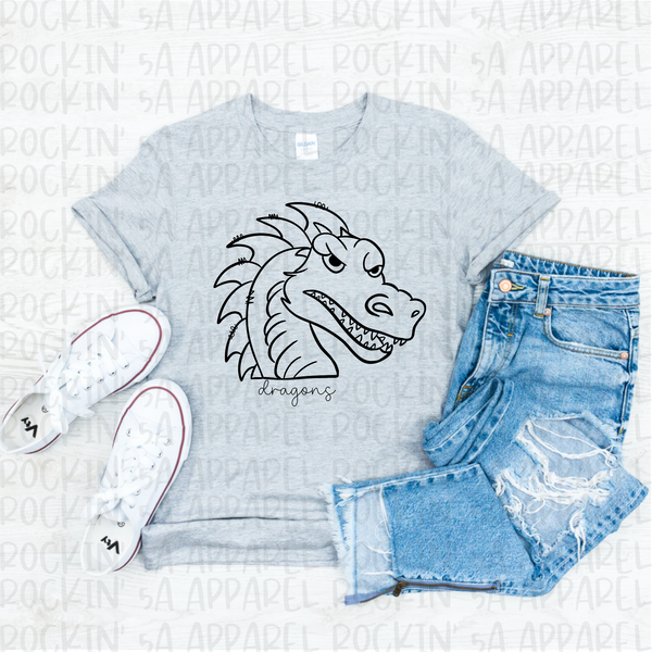 Mascot Outline Tee