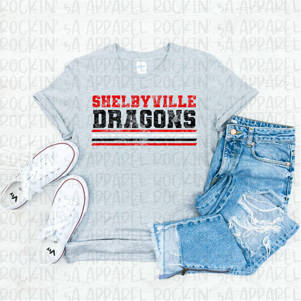 Vintage School Mascot Tee