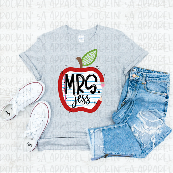 Custom Apple Name Tee