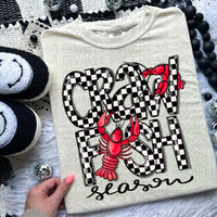 Checkered Crawfish Season Tee