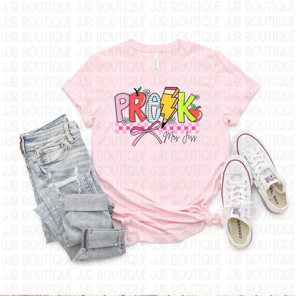 Girly Grade Name Tee