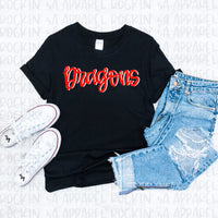Script Mascot Tee