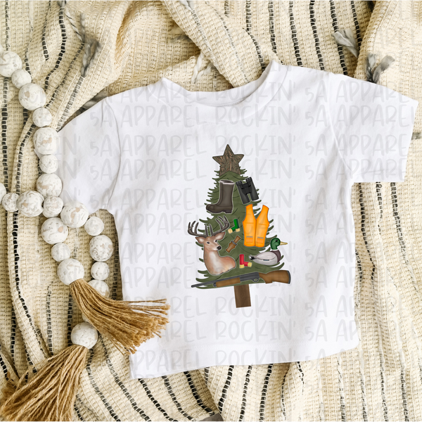 Hunting Christmas Tree Tee