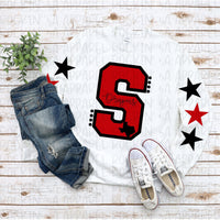 Varsity Letter School Mascot Tee