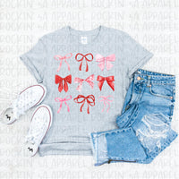 Pink and Red Bows Tee