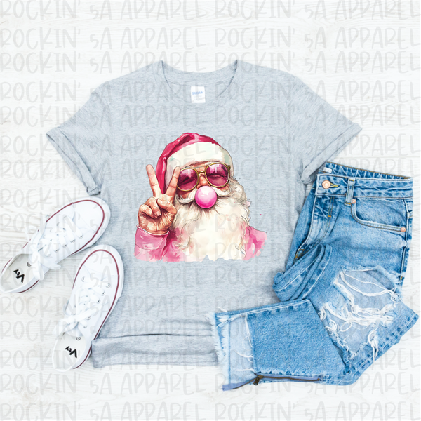 Peace Sign Santa Tee