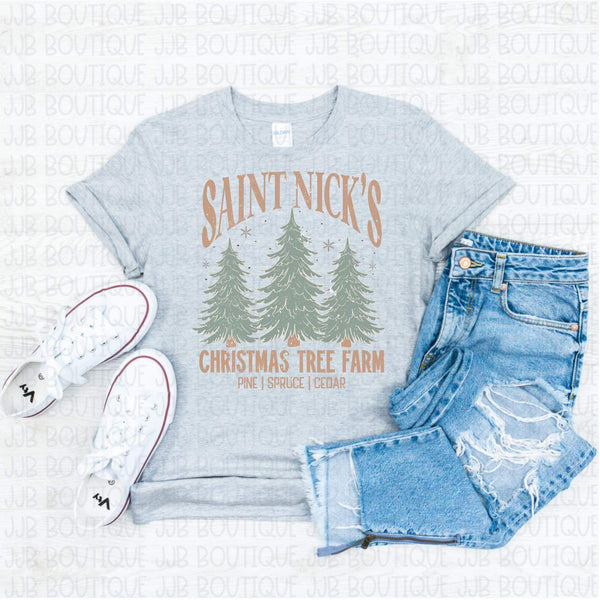 Saint Nicks Tree Farm Tee