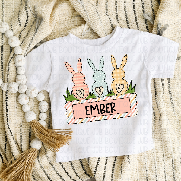 Girl Bunny Name Tee