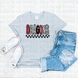 Dragons Doodle Letter Tee