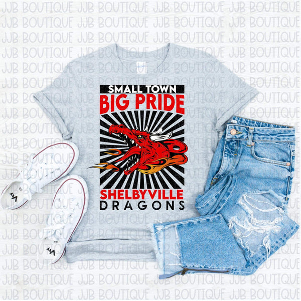 Small Town Big Pride - Dragons Tee