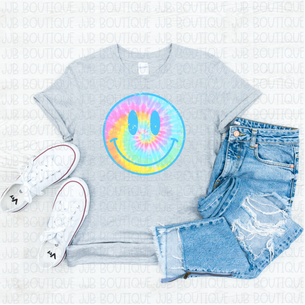 Tiedye Smiley Tee