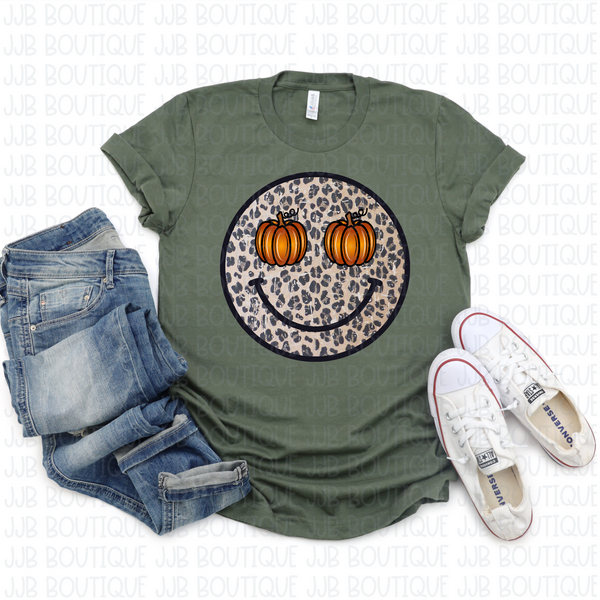 Pumpkin Smiley Tee