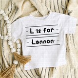 Handwriting Name Tee