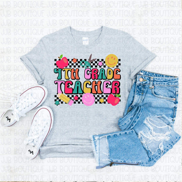 4th Grade Teacher Tee