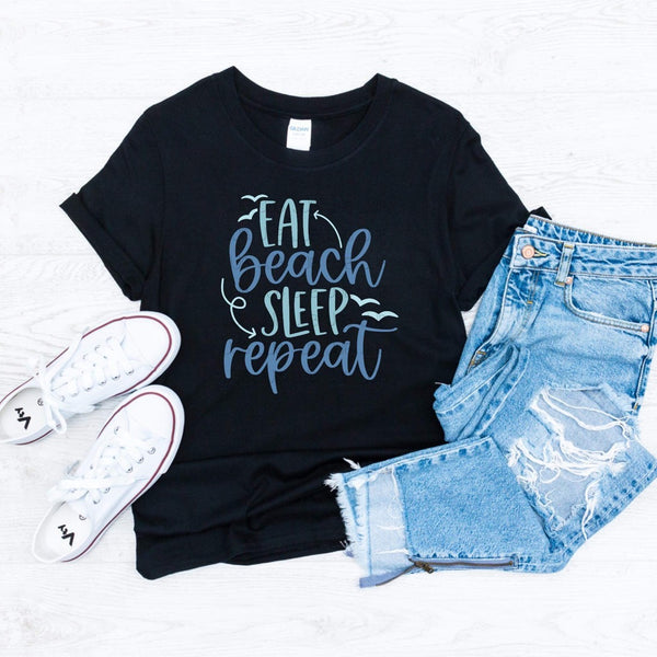 Eat Beach Sleep Repeat Tee