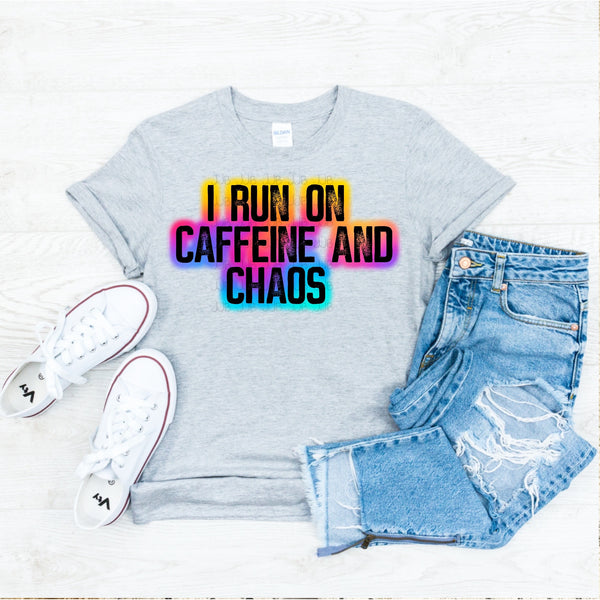 Caffeine and Chaos Tee