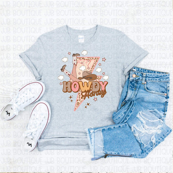 Howdy Honey Lightening bolt Tee