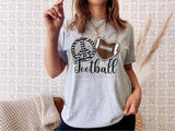 Peace Love Football Tee