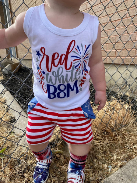 Red, White & Boom Tee